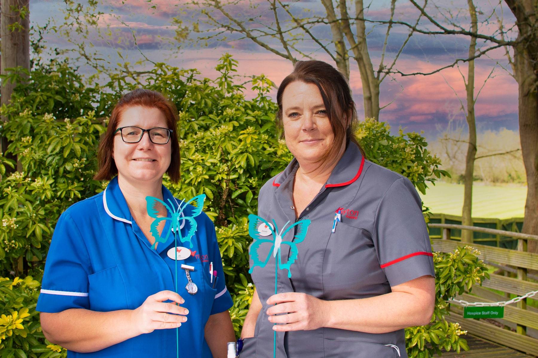 The Myton Hospices - The Butterfly Effect 2022 - Nurses Photo