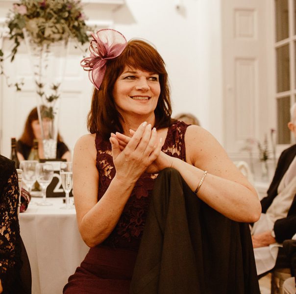 19-min Helen Smith enjoying a wedding