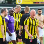 Leamington Brakes Vets during charity football match