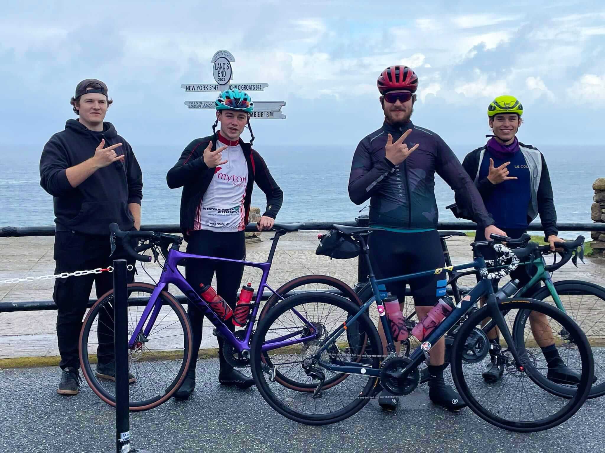 Local lads take on Cycle Challenge