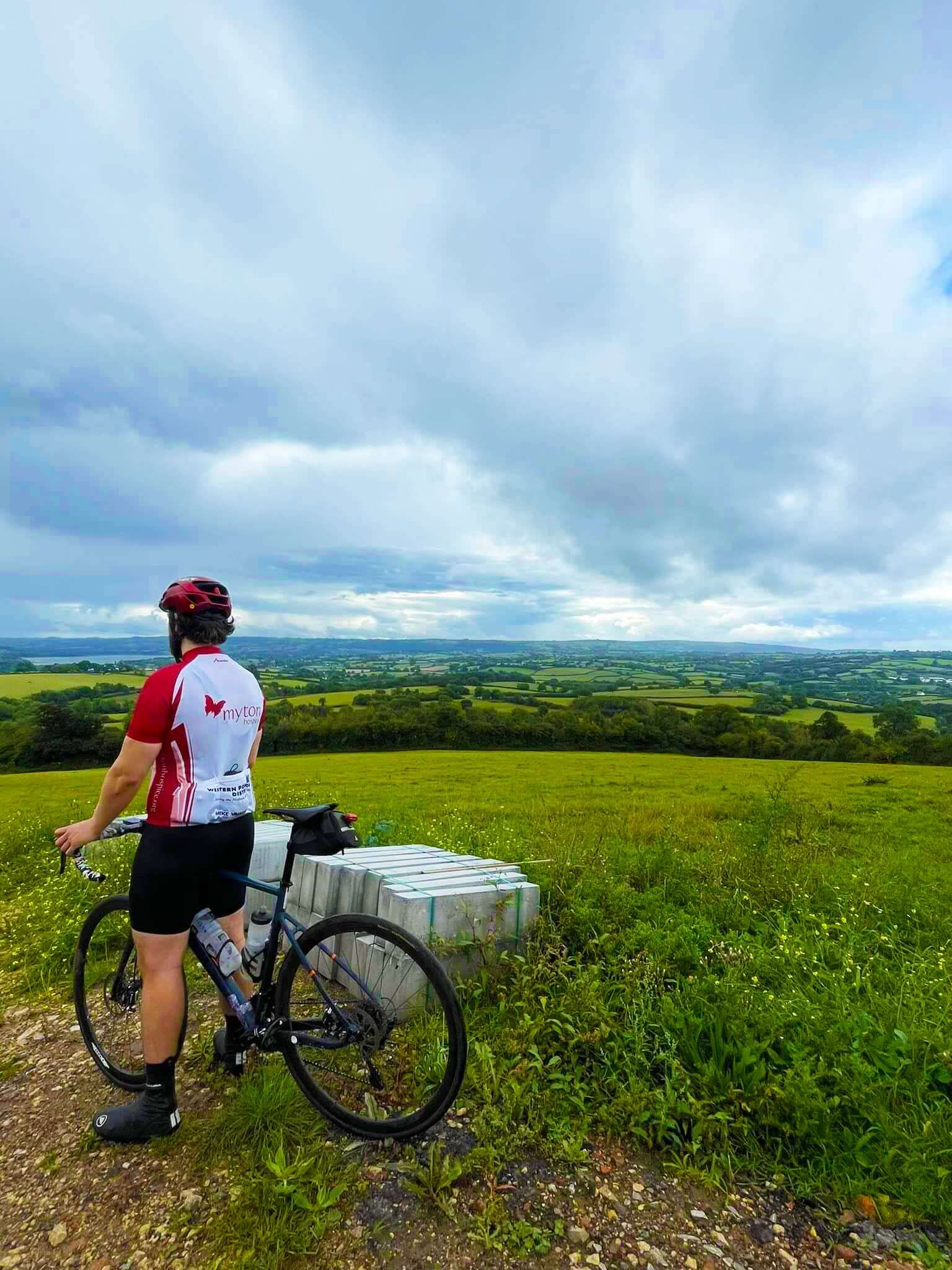 cyclists in the countryside