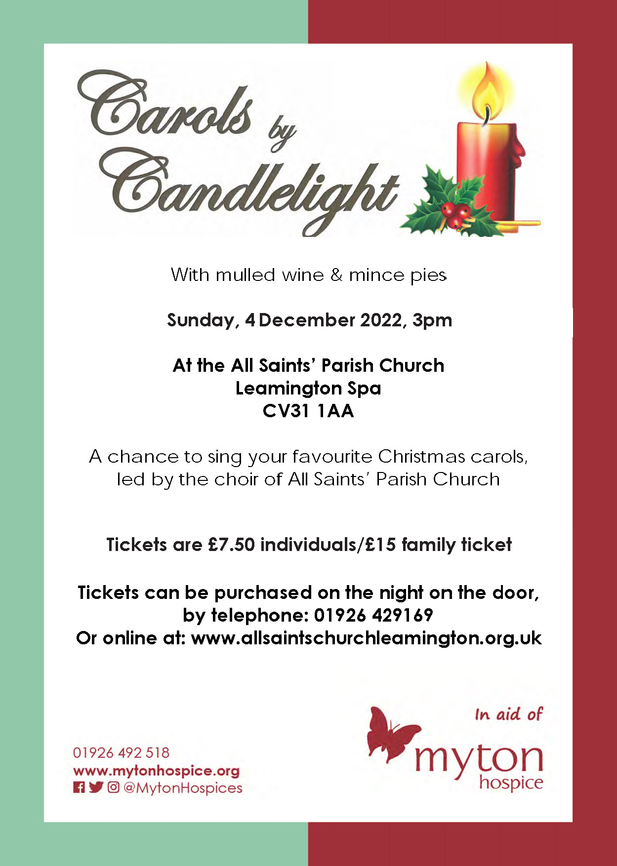 Carols by Candlelight poster