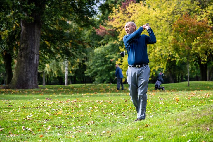 Golf day golfer