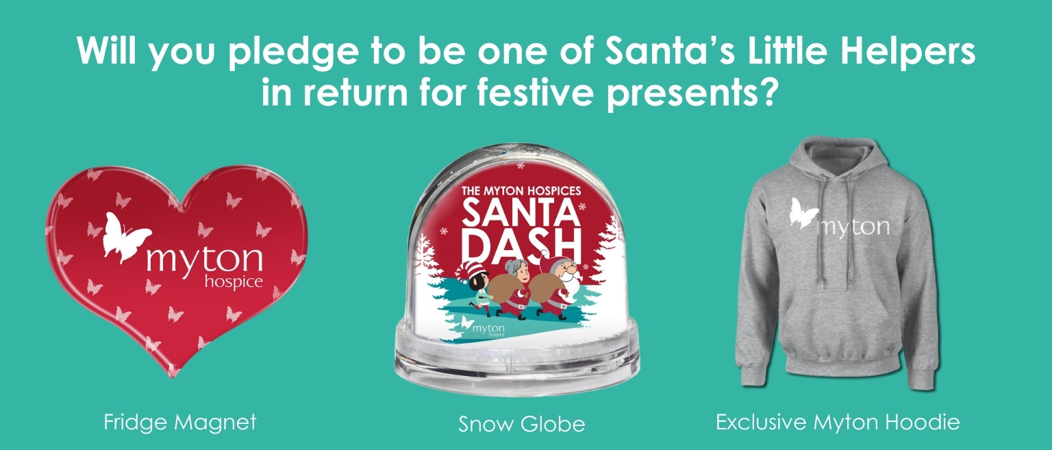 The Myton Hospices - Santa Dash 2022 - Header Santas Little Helpers