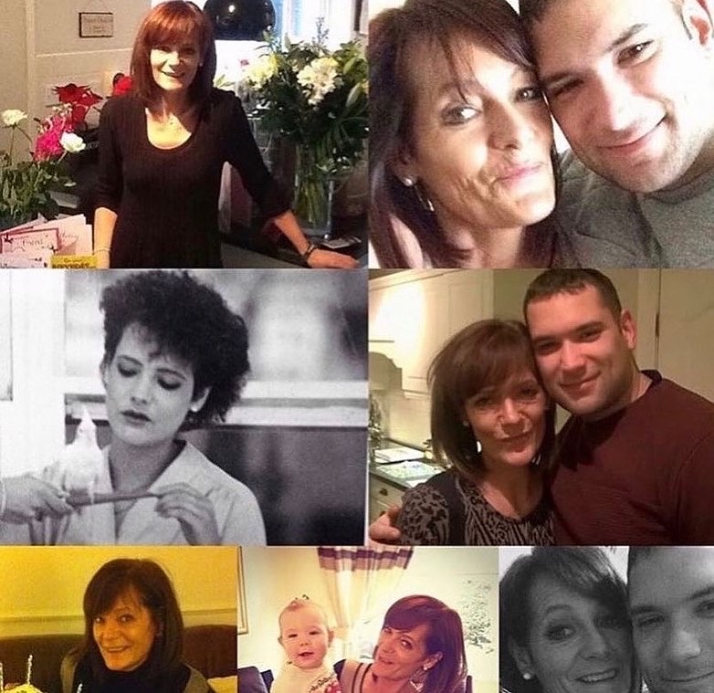 The Myton Hospices - Photo collage of Andrea with family The Myton Hospices - Photo collage of Andrea with family