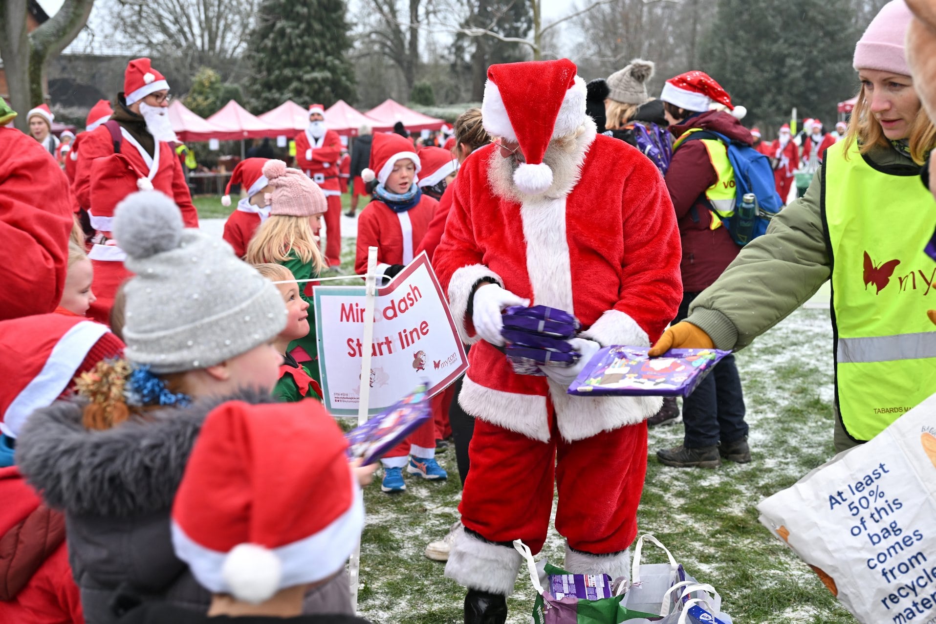 Santa with our Mini Dashers