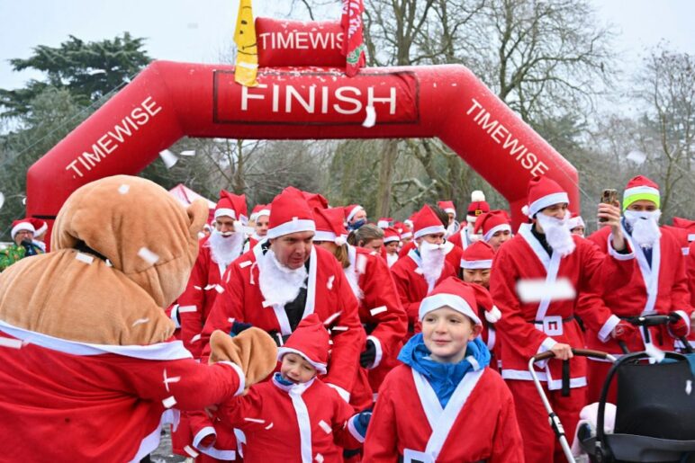 The Myton Hospices - Santa Dash 2022 - Blog Header