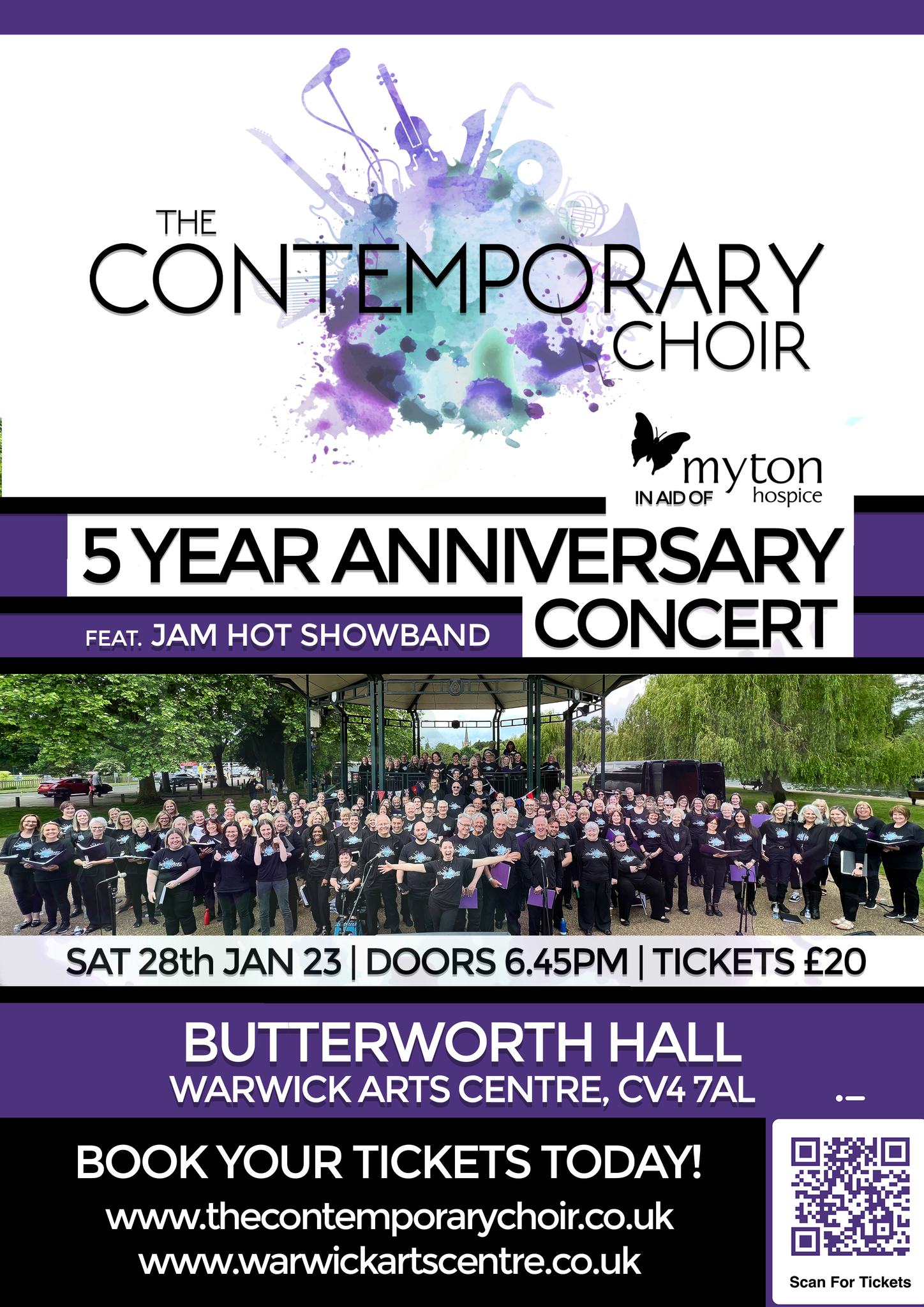 Contemporary Choir concert poster