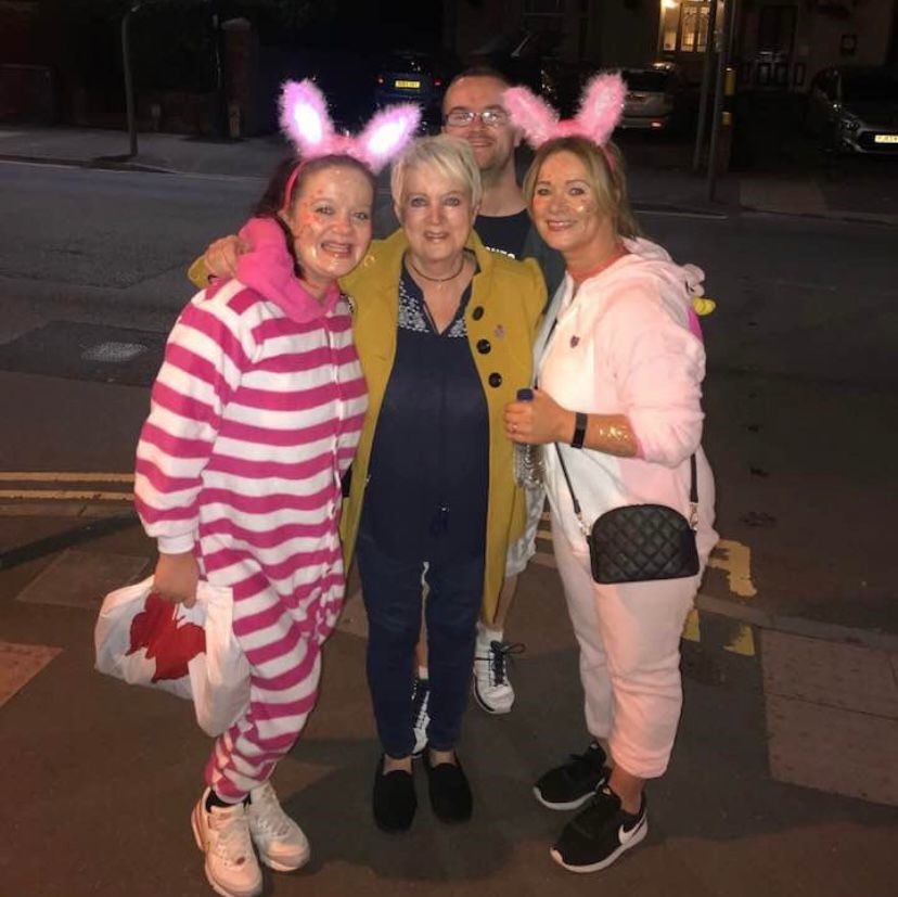 The Myton Hospices - Lorraine, Carrie and Sandra at Glow for Myton