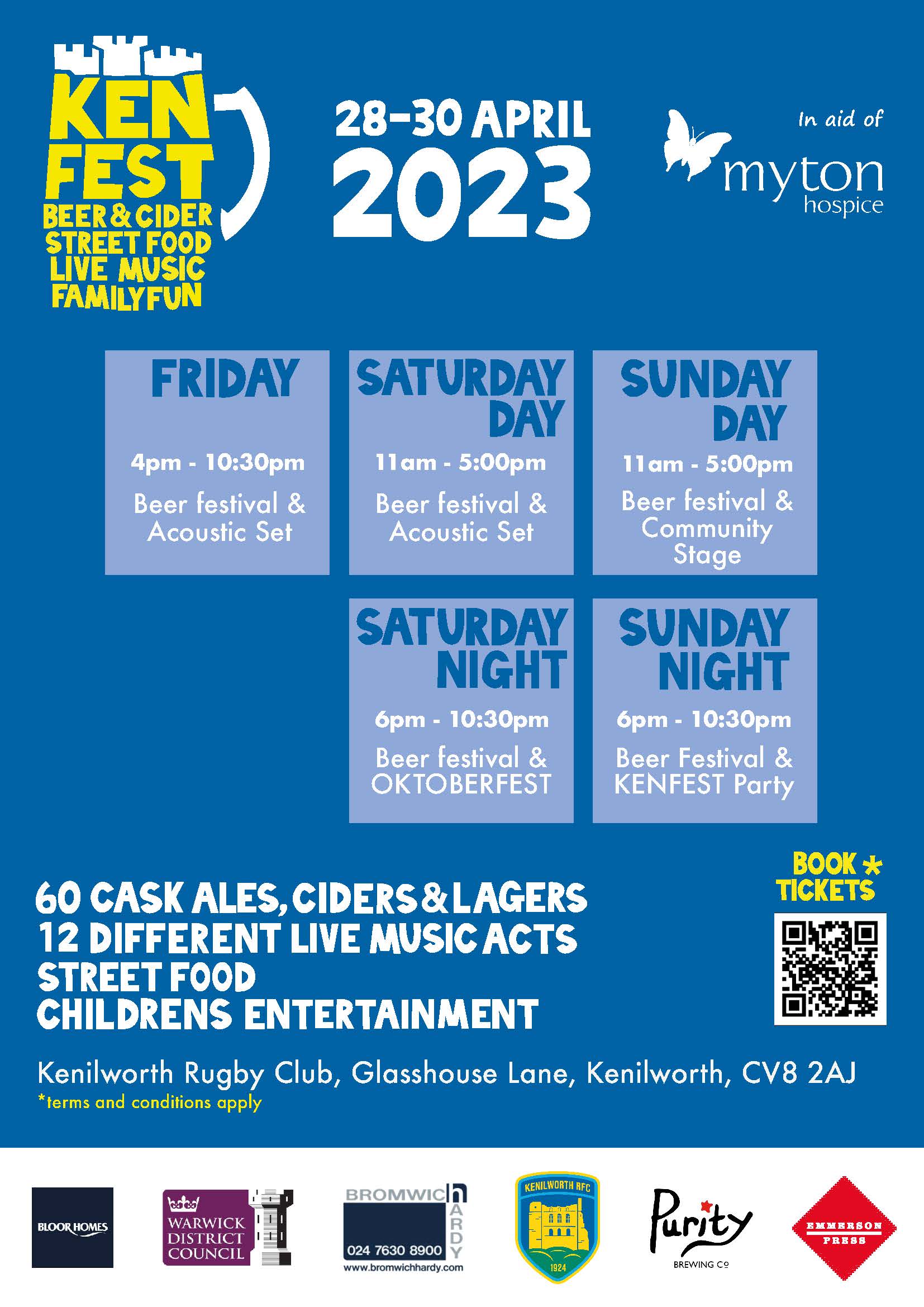 The Myton Hospices - Kenfest 2023 poster