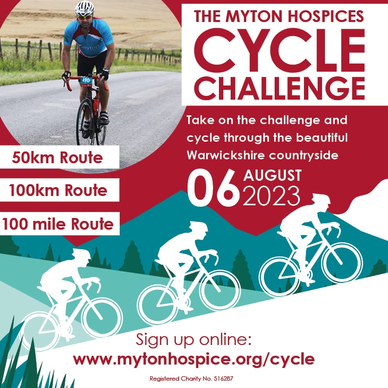 The Myton Hospices - Cycle Challenge 2023 - Social Square Min The Myton Hospices - Cycle Challenge 2023 - Social Square Min