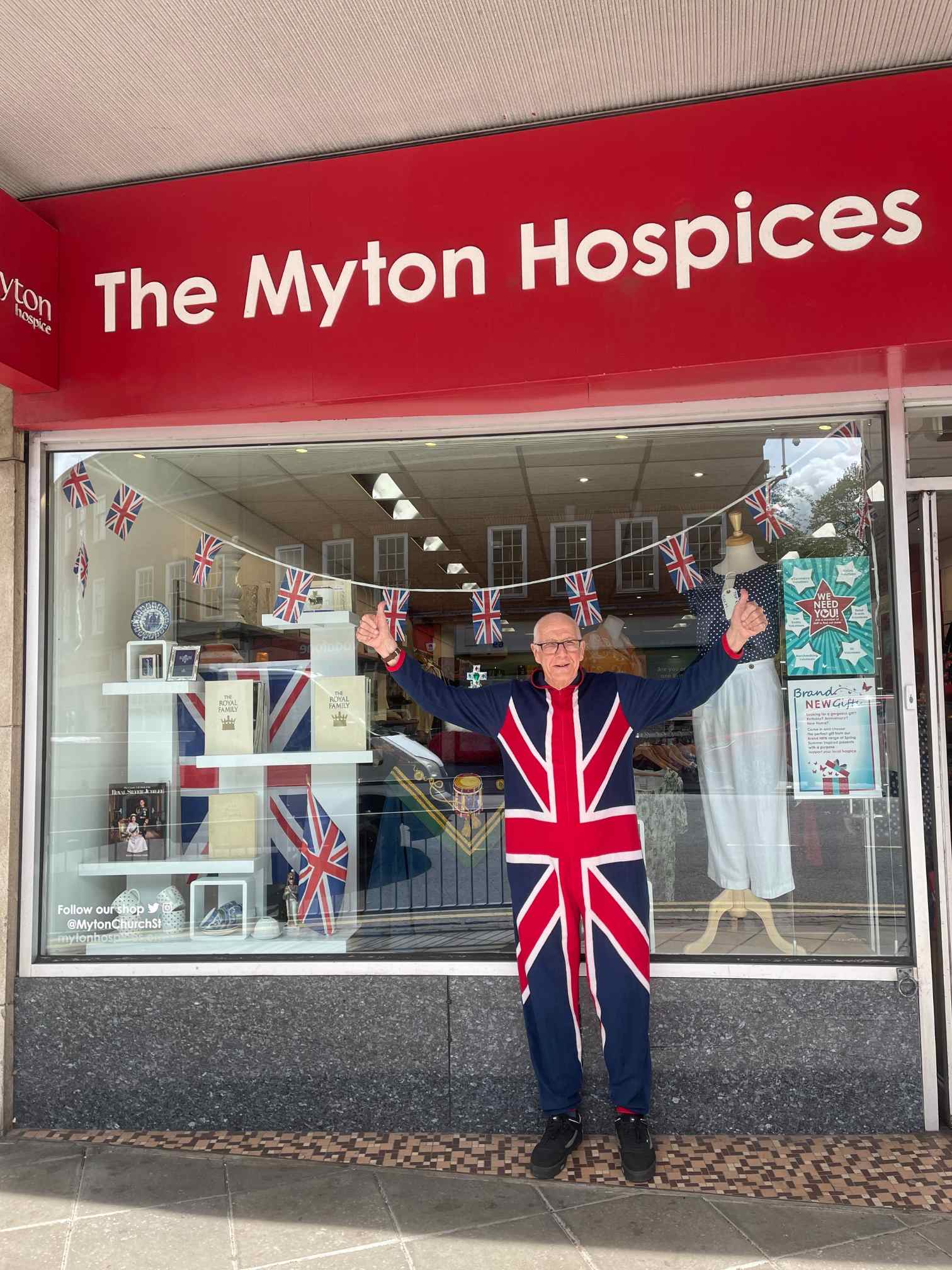 The Myton Hospices - Coronation Window Displays