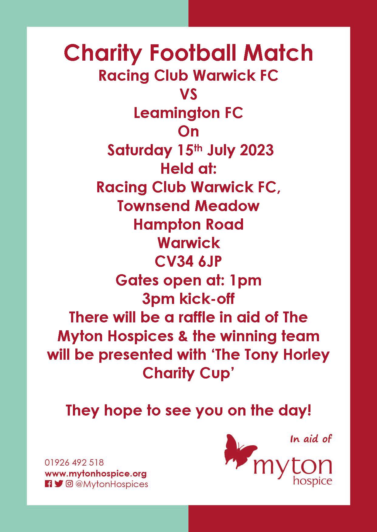 The Myton Hospices - Charity Football Match