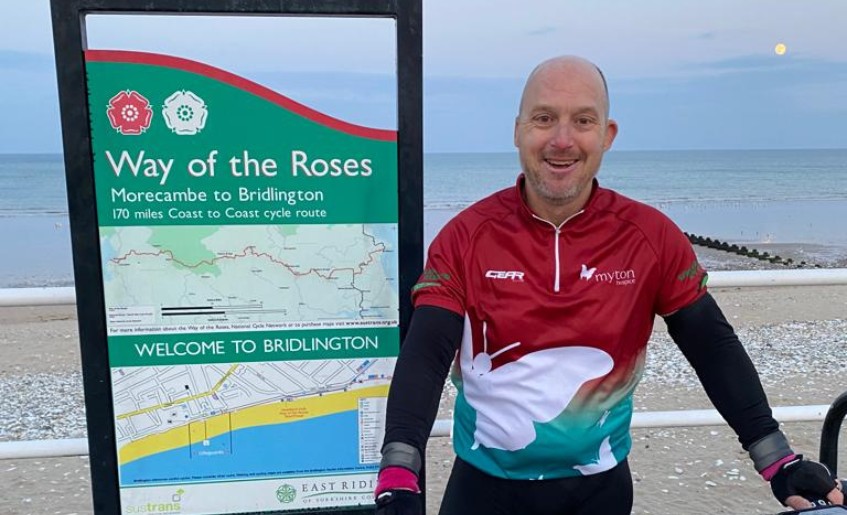 The Myton Hospices' - Jon's Way of the Roses challenge