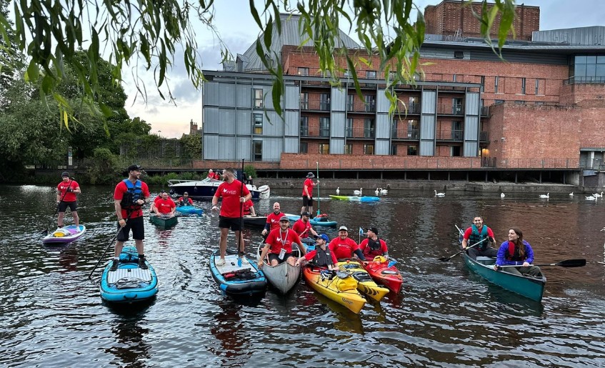 The Myton Hospices - Pete's Paddleboard Challenge