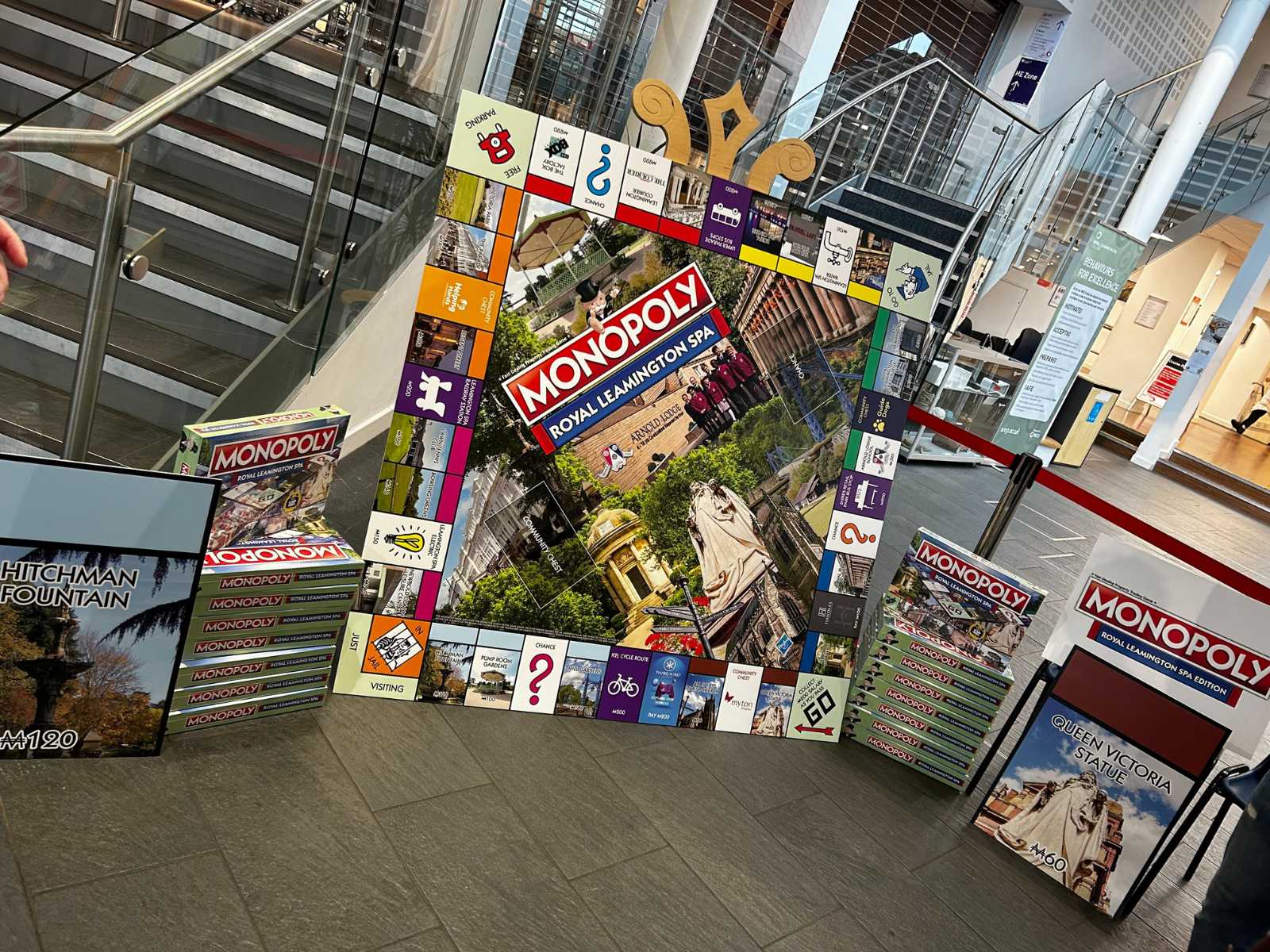 The Myton Hospices - Leamington Spa Monopoly launch
