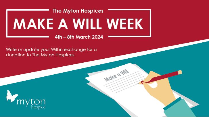 The Myton Hospices - Make A Will Week 2024 Channel Image