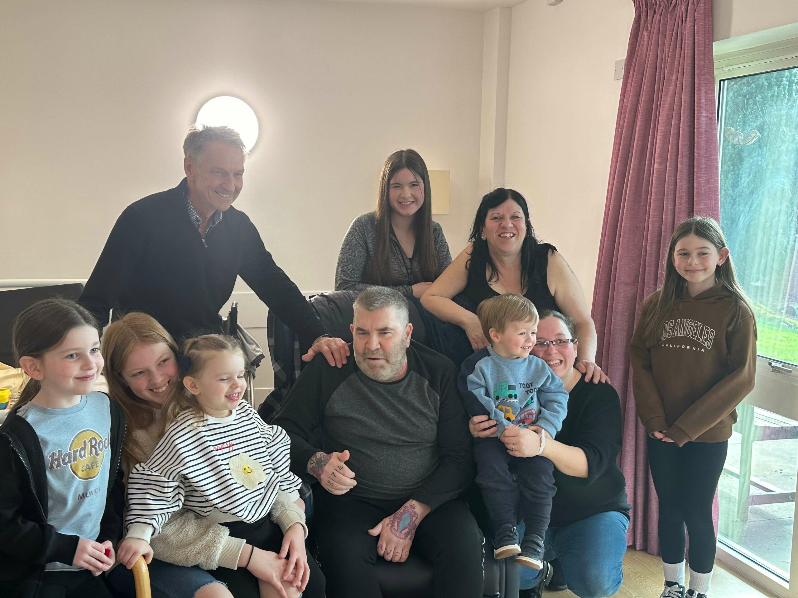 The Myton Hospices - Kenny Swain, Andrew and family