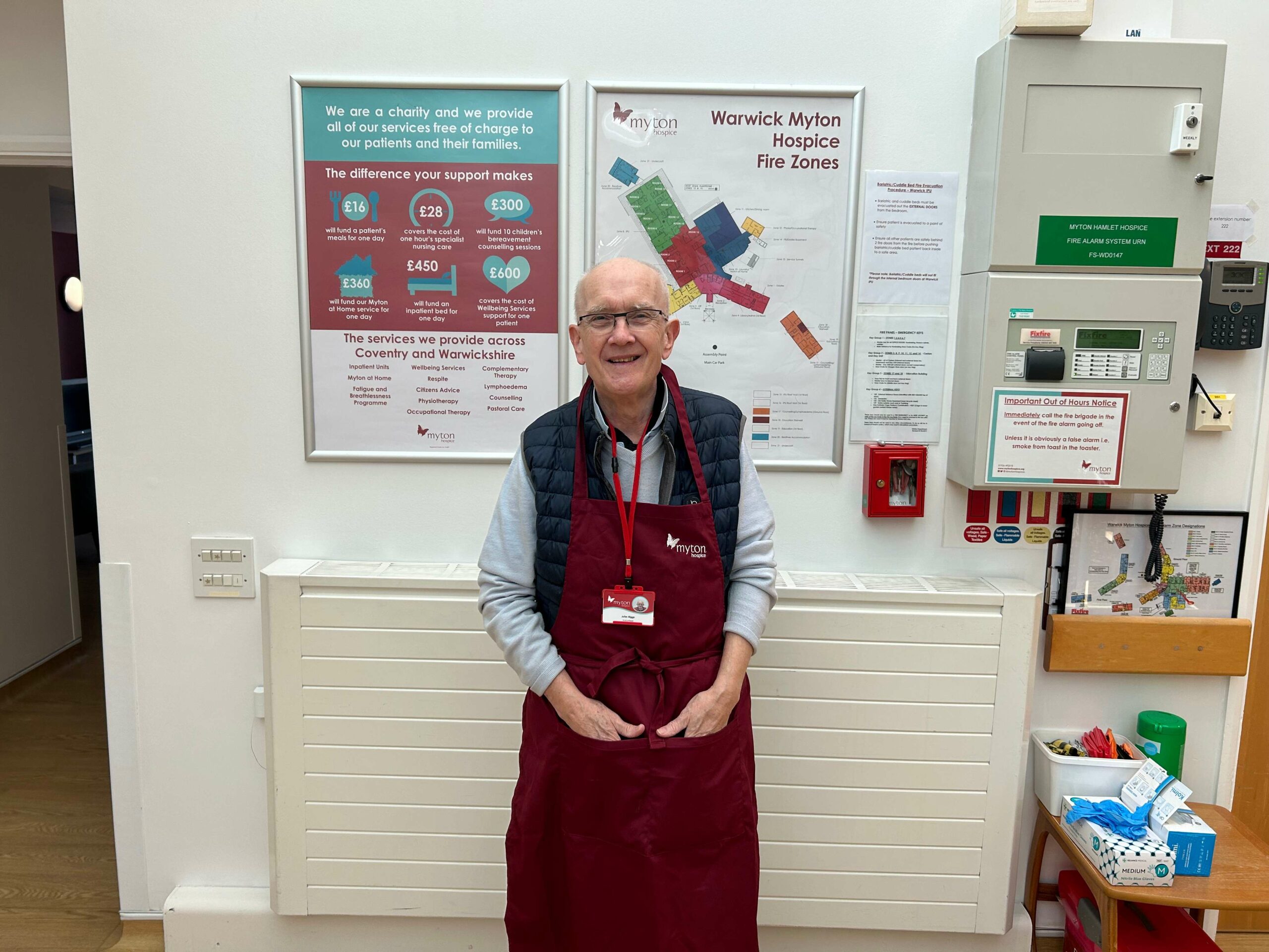 The Myton Hospices - Volunteer John