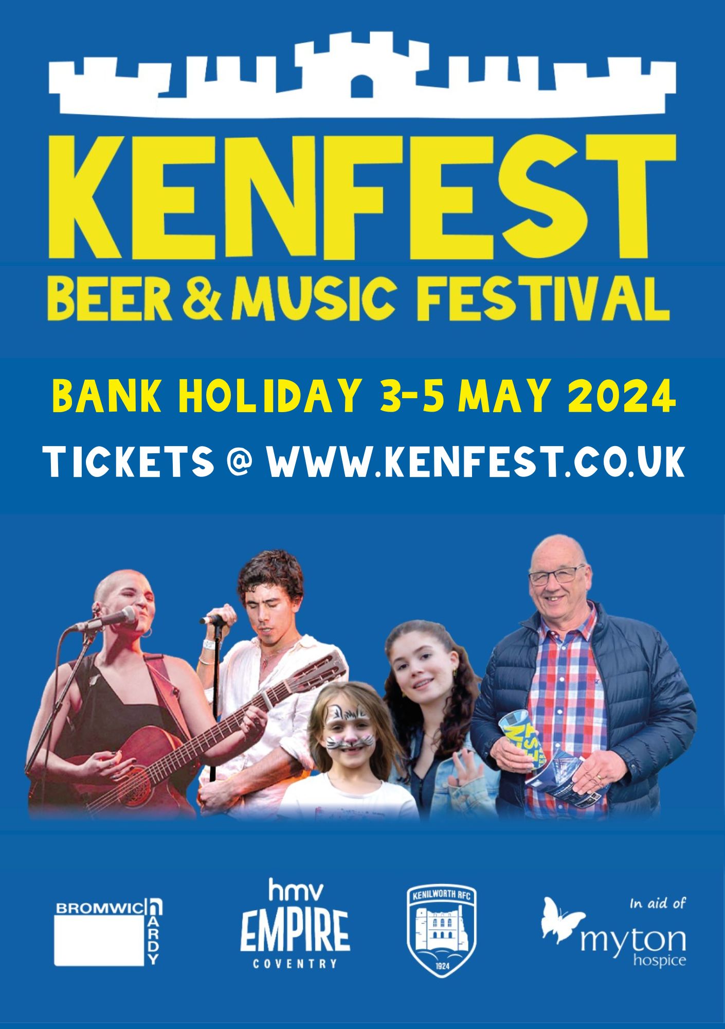 The Myton Hospices - Kenfest Beer and Music Festival poster
