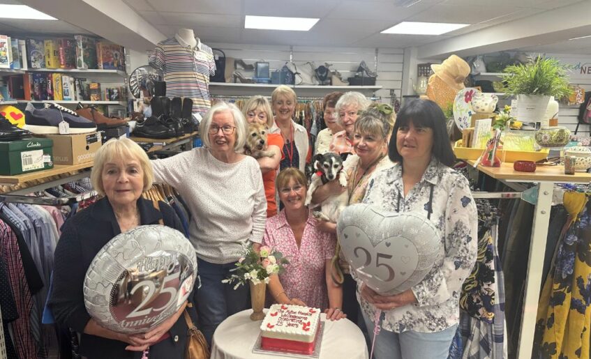 The Myton Hospices - Wellesbourne Shop celebrating 25 years