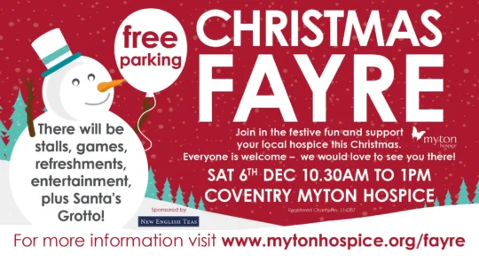 The Myton Hospices - Coventry Christmas Fayre 2025