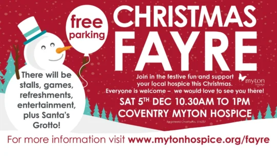 The Myton Hospices - Coventry Myton Hospice Christmas Fayre