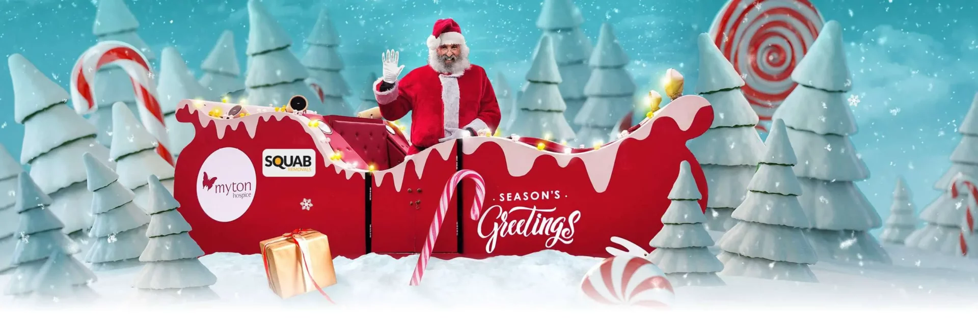 The Myton Hospices - Santa Sleigh 2024 Flexi-Slider