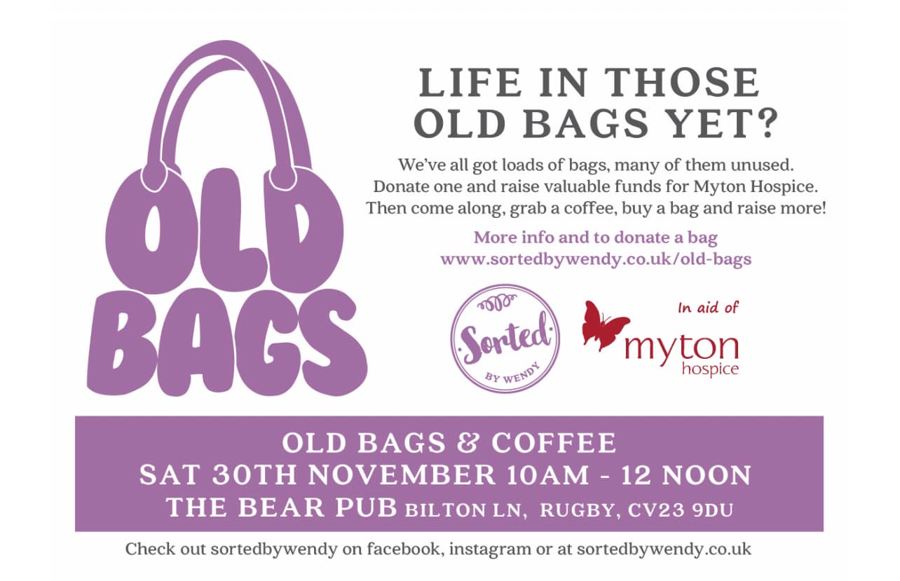 The Myton Hospices - Old Bags Community Event poster