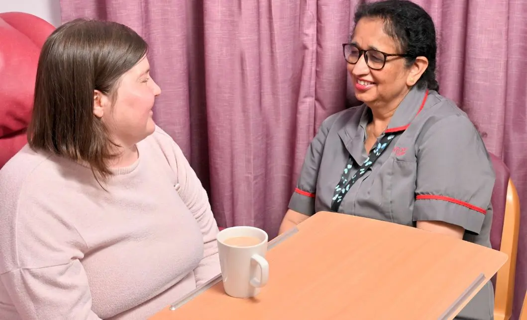 The Myton Hospices - Patient and Nurse