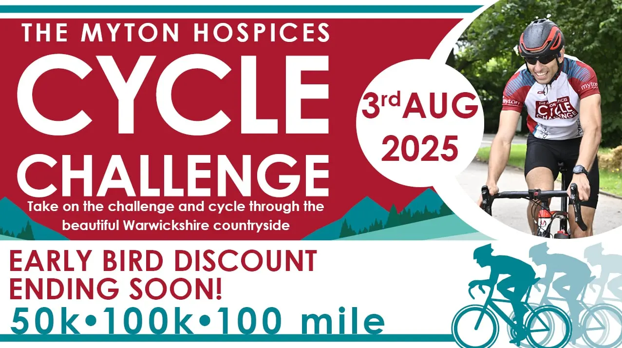 The Myton Hospices - Cycle Challenge 2025 - MidPage EB