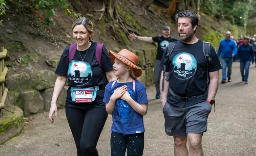 The Myton Hospices - Blog Header - Moonlight Walk Fundraiser, Immy