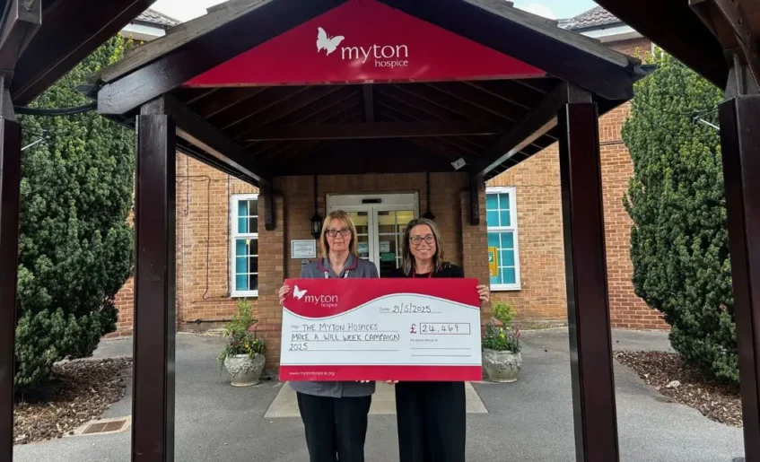 The Myton Hospices - Danielle Mooney and Nurse