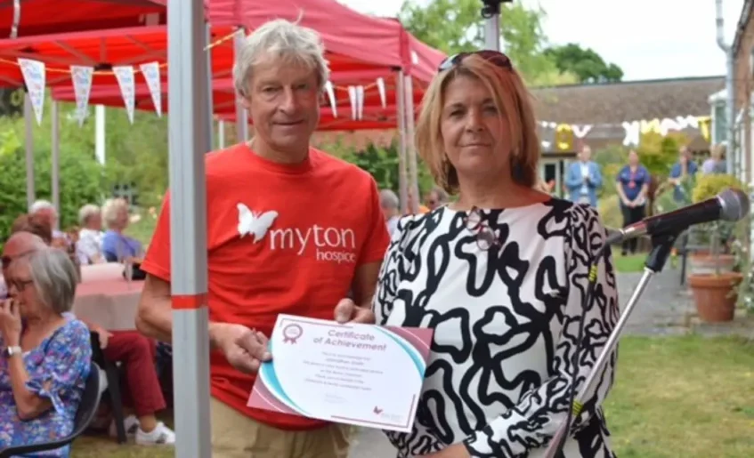 The Myton Hospices - Volunteer Jonathan and Ruth Freeman
