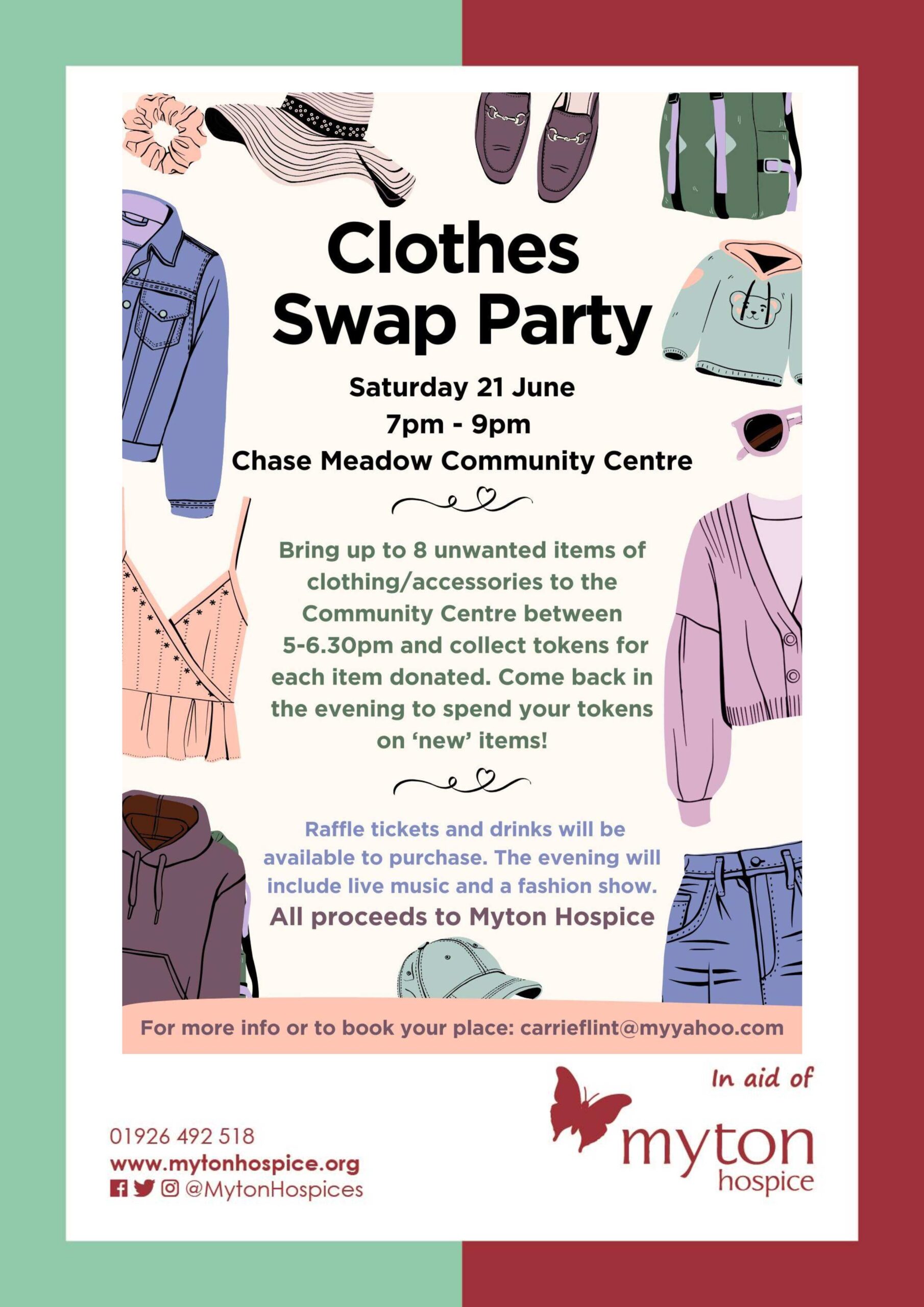 The Myton Hospices - Community Event - Clothes Swap Party