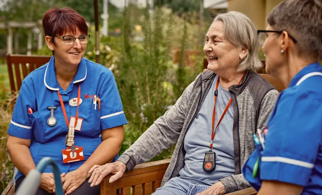 The Myton Hospices - Nurses and Patient