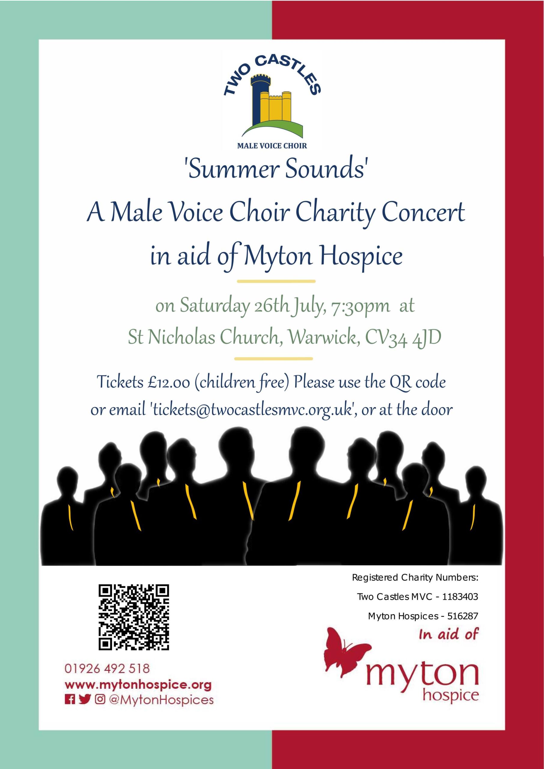 The Myton Hospices - Two Castles Male Voice Choir 'Summer Sounds' Concert