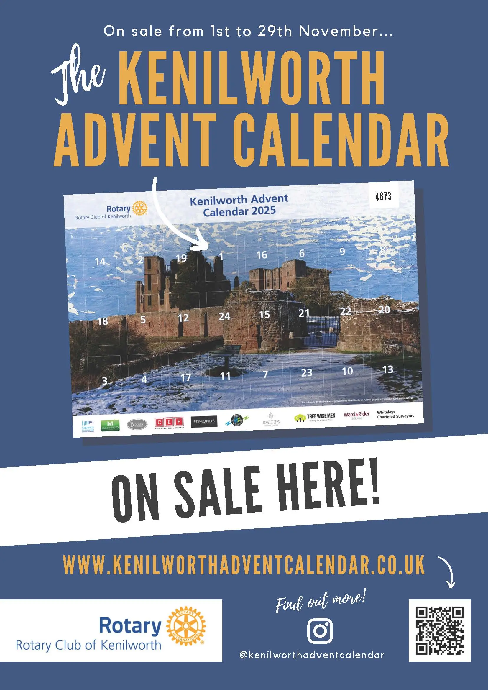 The Myton Hospices - Kenilworth Advent Calendar 2025