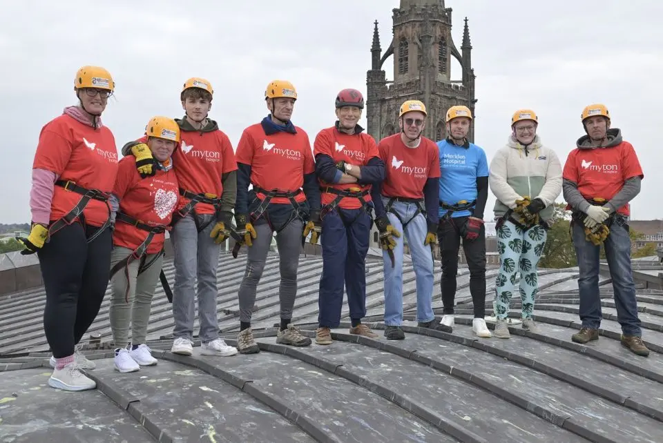 The Myton Hospices - Coventry Cathedral Abseil Challenge