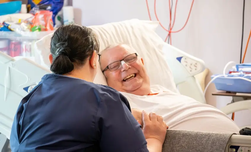 The Myton Hospices - Patient and Nurse