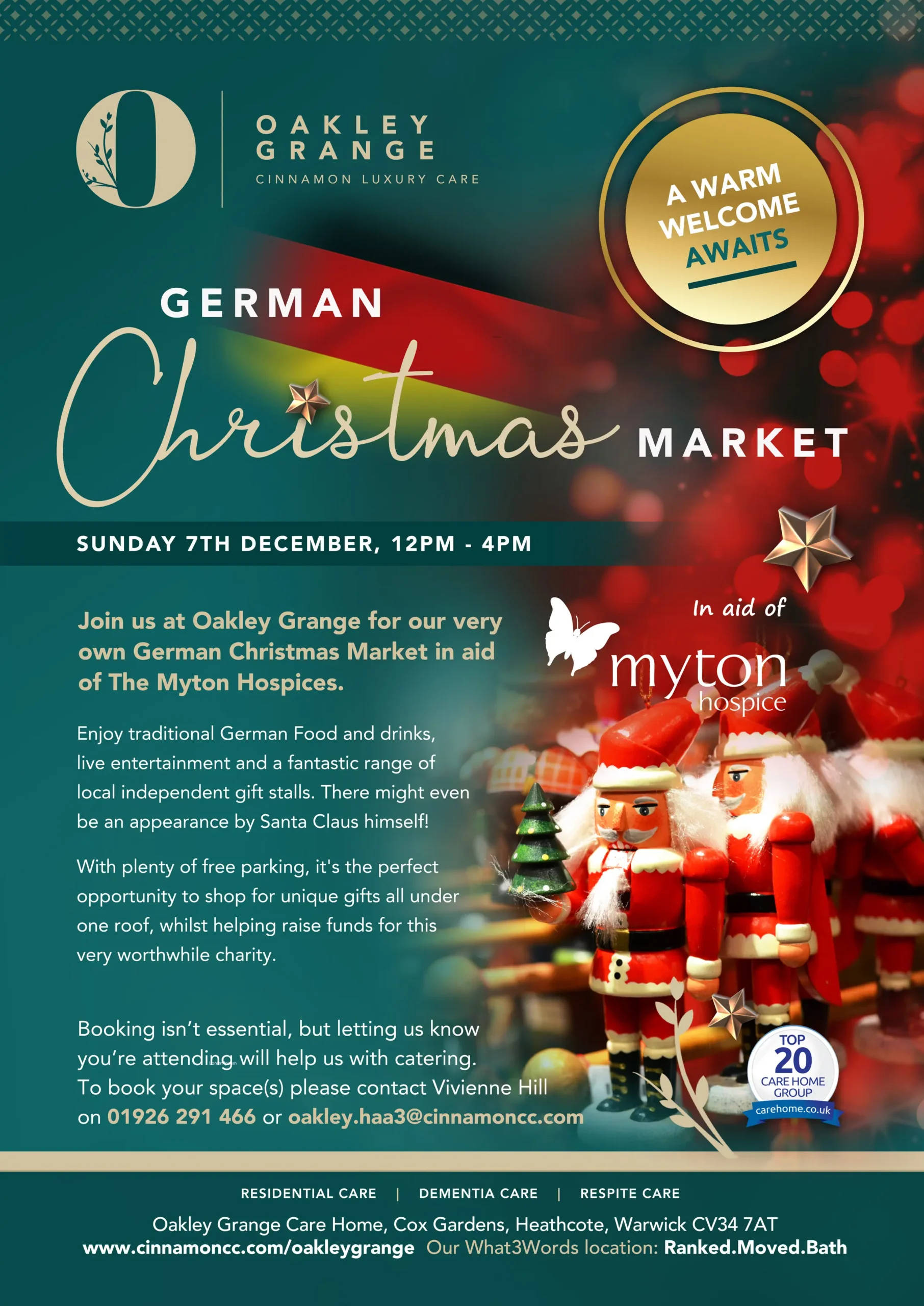 The Myton Hospices - Oakley Grange Care Home Christmas Market