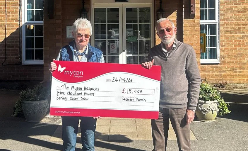 The Myton Hospices - Lottery Winner - Howard Parvin