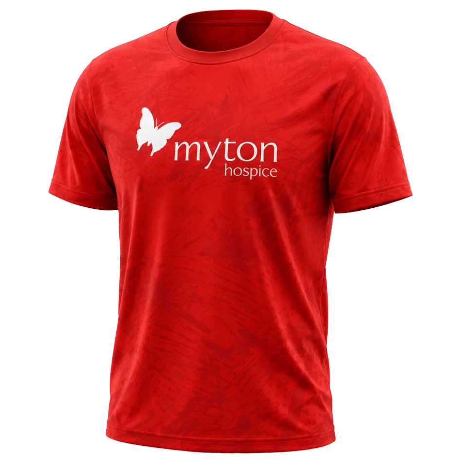 The Myton Hospices technical running T-shirt