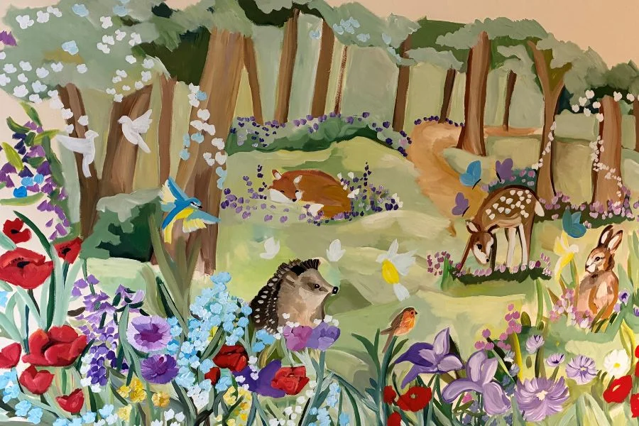 The Myton Hospices - Mural at Coventry Myton Hospice