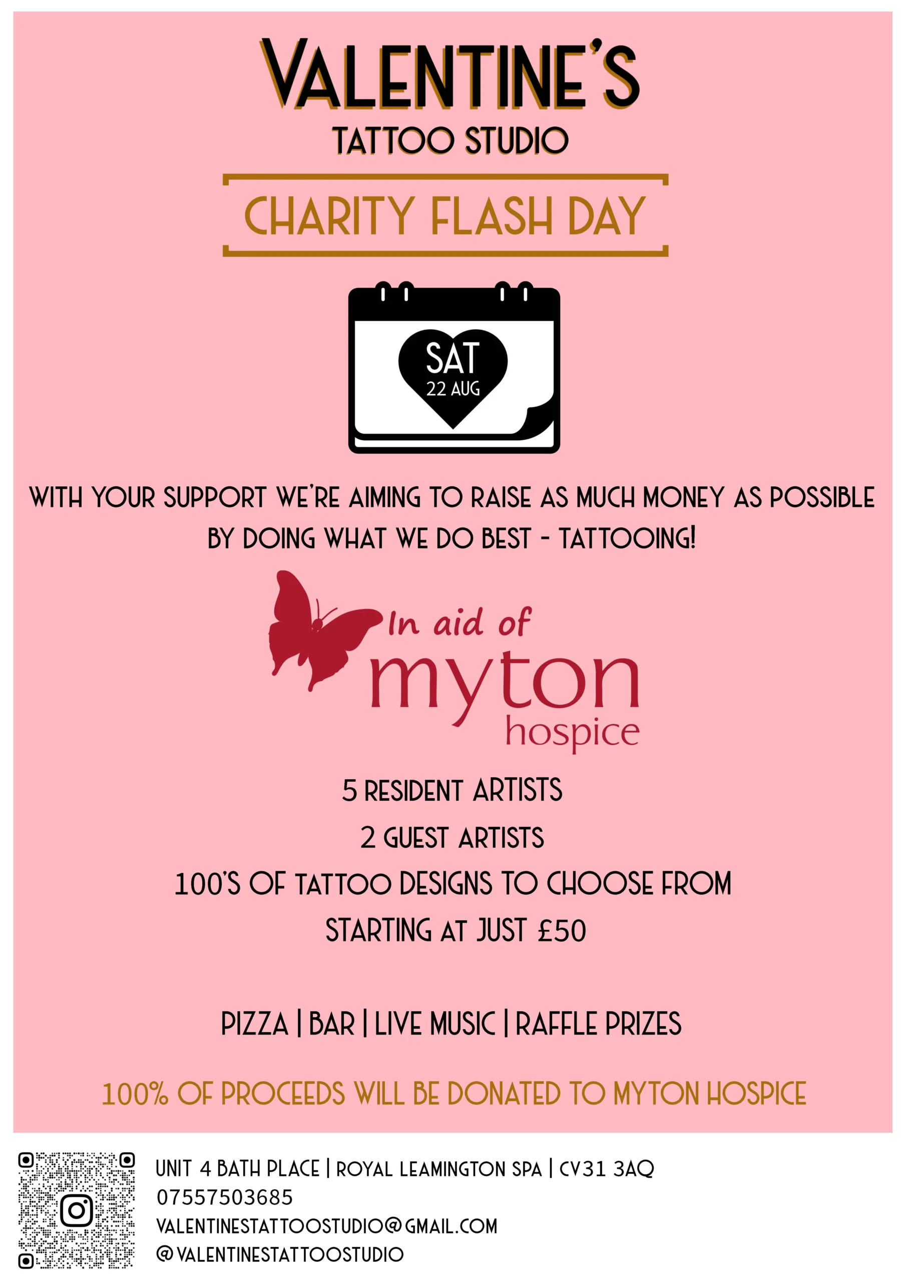 The Myton Hospices - Community Event Poster