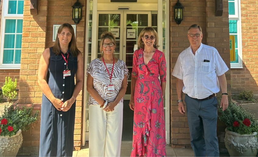 The Myton Hospices - Hospice UK Chair, Paul Jennings at Warwick Myton Hospice