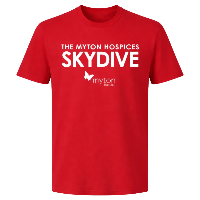 Red The Myton Hospices Skydive T-shirt