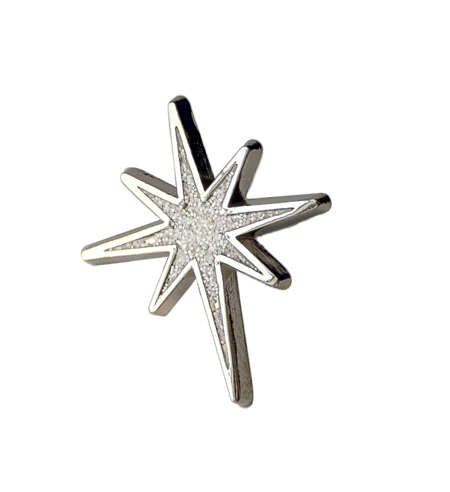 Light Up A Life star pin badge
