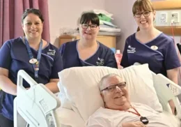 The Myton Hospices - Nurses and Patient at Coventry Myton Hospice