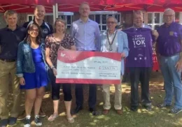 The Myton Hospices - Two Castles 10K Charity Partner Cheque Presentation